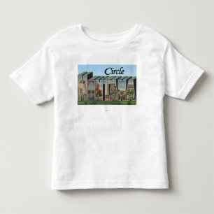 T-shirt Pour Les Tous Petits Cercle, Montana - grandes scènes de lettre