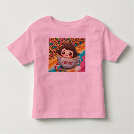 T-shirt Pour Les Tous Petits #CerealKillerCutieVibes-luckycharmpinkmagic