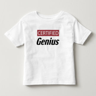 T-shirt Pour Les Tous Petits Certified Genius