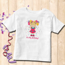 C'est ma mignonne fille d'anniversaire avec des ba