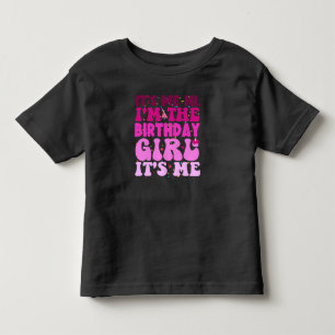 T-shirt Pour Les Tous Petits C'est moi Salut Je suis la fille d'anniversaire C'