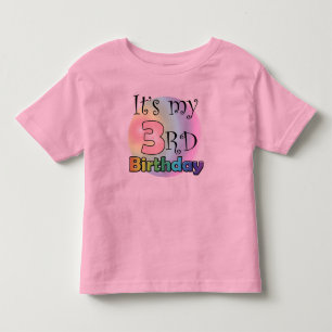 T-shirt Pour Les Tous Petits C'est mon 3ème anniversaire