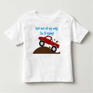 T-shirt Pour Les Tous Petits C'est mon camion de monstre d'anniversaire