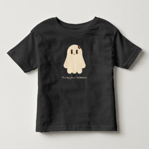 T-shirt Pour Les Tous Petits C'est mon premier joli fantôme d'Halloween