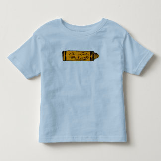 T-shirt Pour Les Tous Petits cette machine tue des fascistes (le crayon orange)