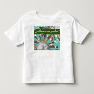 T-SHIRT POUR LES TOUS PETITS CHAÎNES DE GUITARE AU SOLEIL