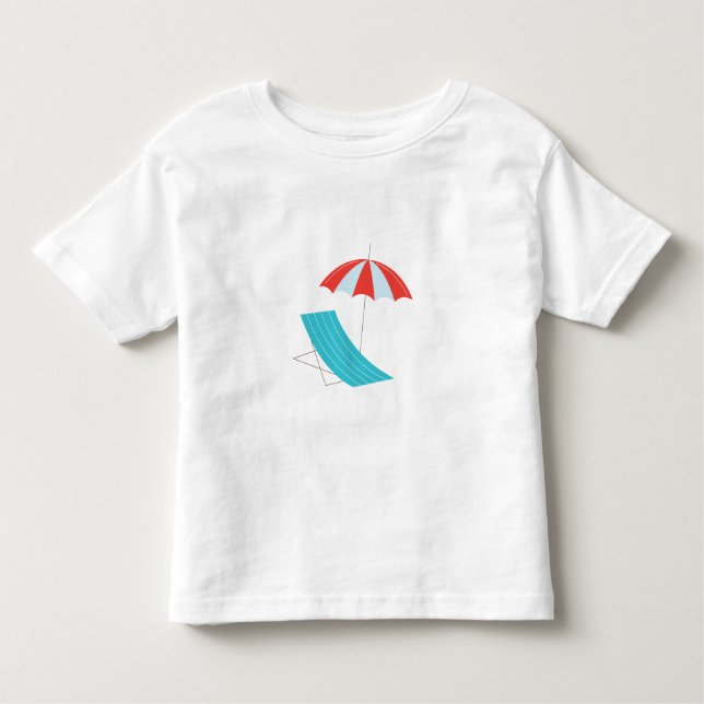 T-shirt Pour Les Tous Petits Chaise de parasol (Devant)