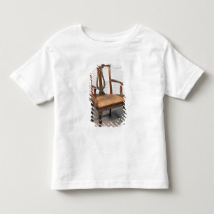 T-shirt Pour Les Tous Petits Chaise découpée de lyre-de retour, fournie par