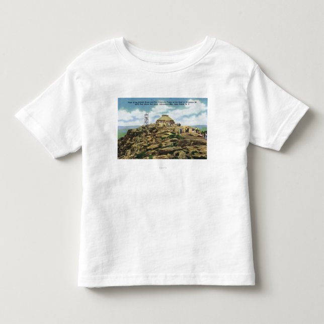 T-shirt Pour Les Tous Petits Chambre de sommet, vue de tour d'observateurs du (Devant)