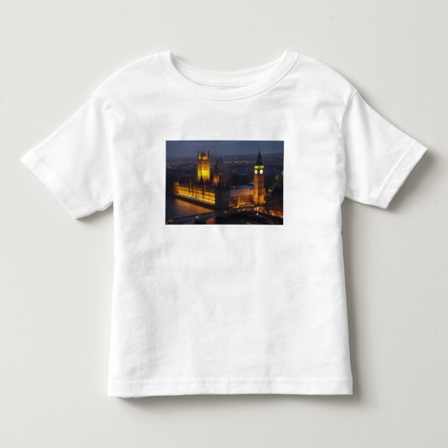 T-shirt Pour Les Tous Petits Chambres du Parlement, Big Ben, Westminster (Devant)