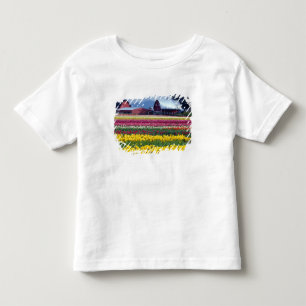 T-shirt Pour Les Tous Petits champ de tulipes en fleurs