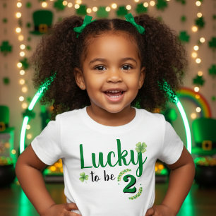 T-shirt Pour Les Tous Petits Chanceux d'être né le jour de la Saint-Patrick