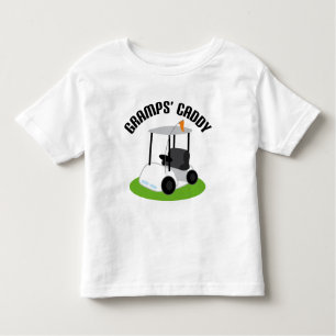 T-shirt Pour Les Tous Petits Chariot de papy (golf)