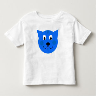 T-shirt Pour Les Tous Petits Chat bleu personnalisé/Chaton/Sweat - shirt à capu