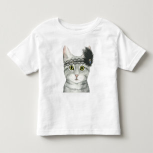 T-shirt Pour Les Tous Petits Chat de Downton   incrusté de bijoux avec la