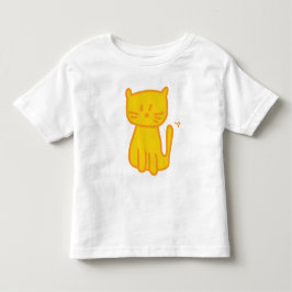 T-shirt Pour Les Tous Petits Chat d'or Lucky
