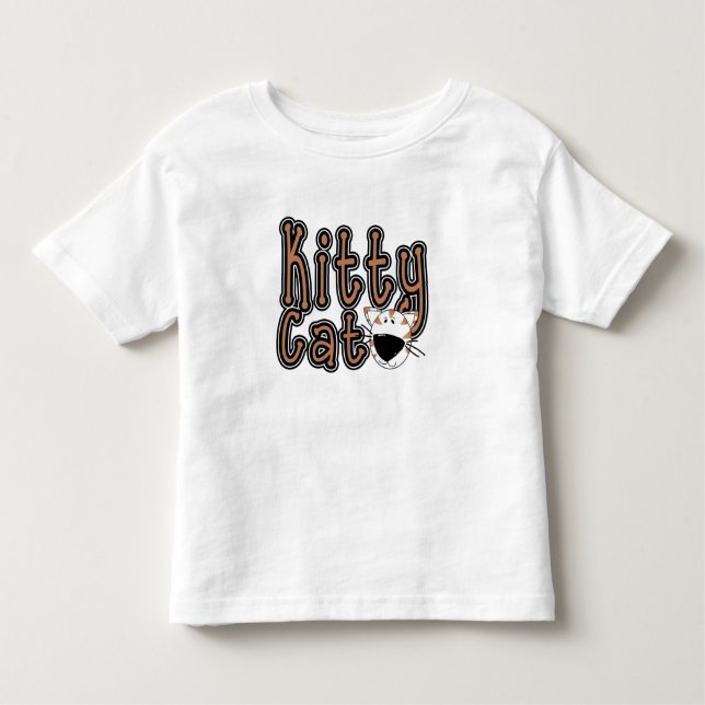 T-shirt Pour Les Tous Petits Chat mignon de Kitty (Devant)