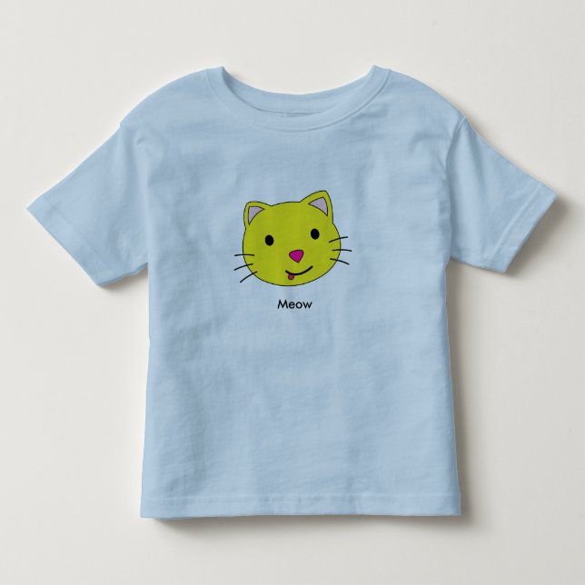 T-shirt Pour Les Tous Petits chaton, Meow (Devant)
