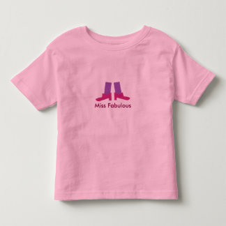 T-shirt Pour Les Tous Petits Chaussures roses Tee personnalisé