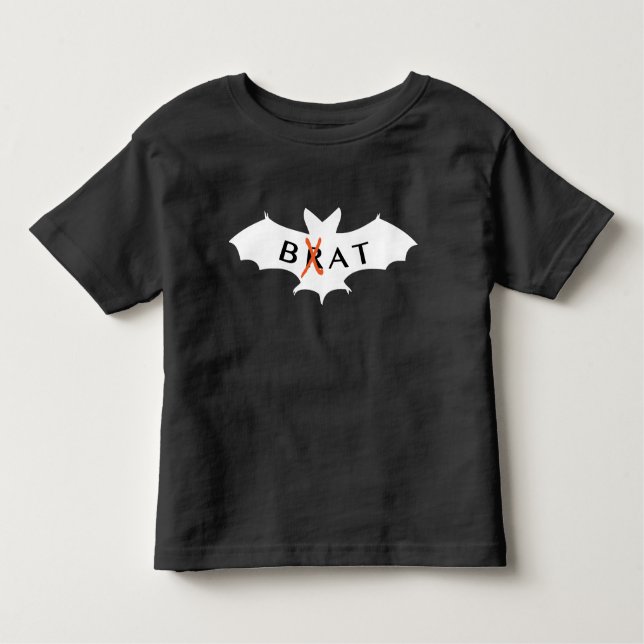 T-shirt Pour Les Tous Petits Chauve-souris, pas gosse ! (Devant)