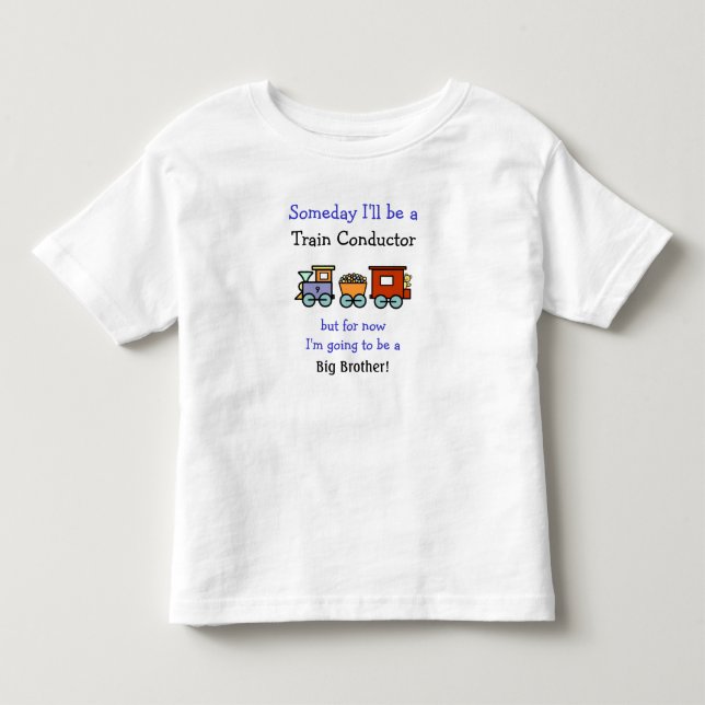 T-shirt Pour Les Tous Petits Chef de train/Big Brother (Devant)