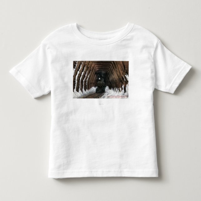 T-shirt Pour Les Tous Petits Chemin de fer de Showsheds (Devant)