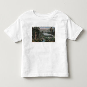 T-shirt Pour Les Tous Petits Chemin de fer Pacifique du sud