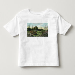 T-shirt Pour Les Tous Petits Chemin et pavillon du rhododendron de Highland