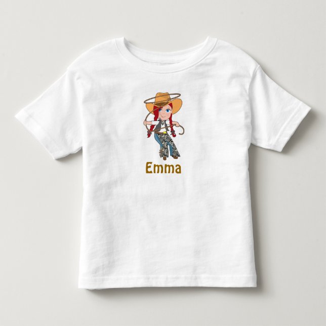 T-shirt Pour Les Tous Petits Chemise à mât rouge avec nom (Devant)