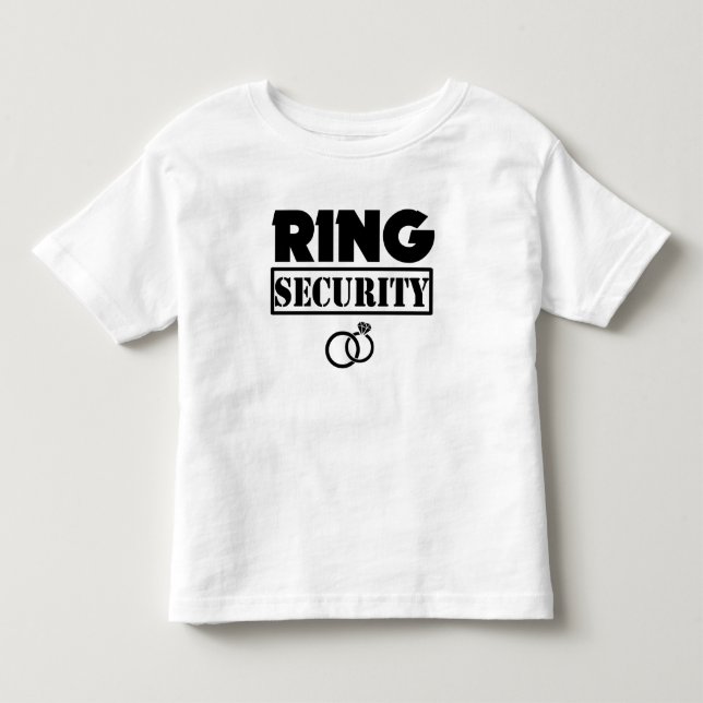 T-shirt Pour Les Tous Petits Chemise bébé Ring Security (Devant)