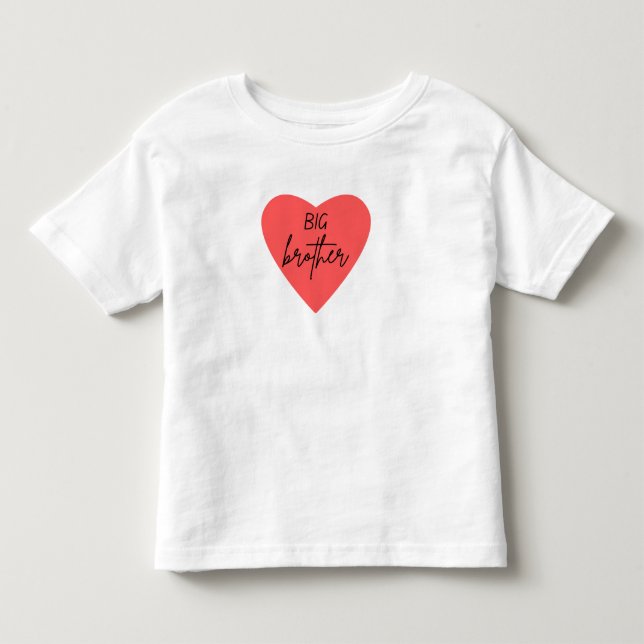 T-shirt Pour Les Tous Petits Chemise Big Brother Toddler (Devant)