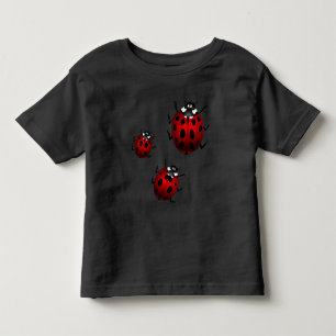 T-shirt Pour Les Tous Petits Chemise coccinelle enfant sweatshirt coccinelle la
