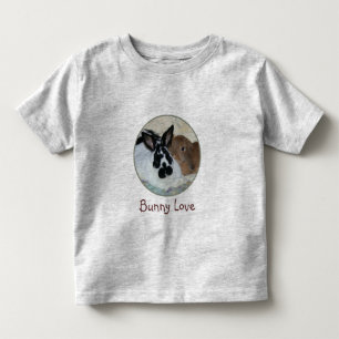 T-shirt Pour Les Tous Petits Chemise d'amour de lapin