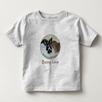 T-shirt Pour Les Tous Petits Chemise d'amour de lapin