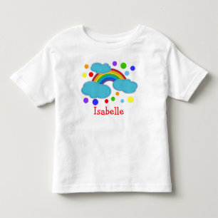 T-shirt Pour Les Tous Petits Chemise d'arc-en-ciel