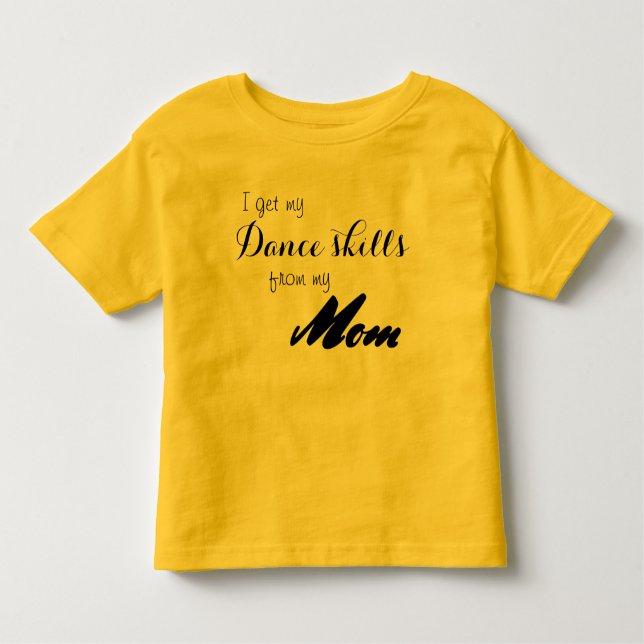 T-shirt Pour Les Tous Petits Chemise de danse de qualifications de danse de (Devant)