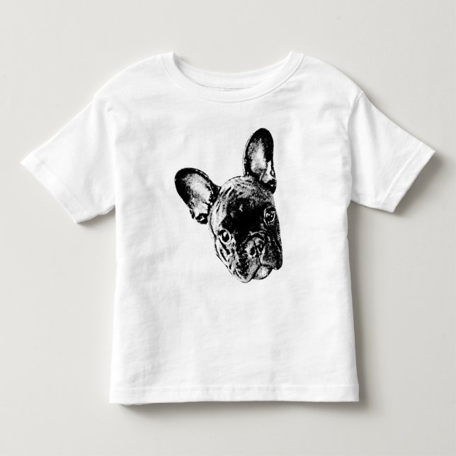T-shirt Pour Les Tous Petits Chemise de nourrisson de bouledogue français (Devant)