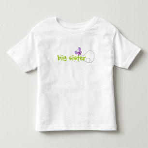 T-shirt Pour Les Tous Petits chemise de papillon de grande soeur
