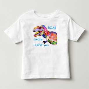 T-shirt Pour Les Tous Petits Chemise de T-Rex de dinosaure d'enfant en bas âge