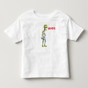 T-shirt Pour Les Tous Petits Chemise de zombi