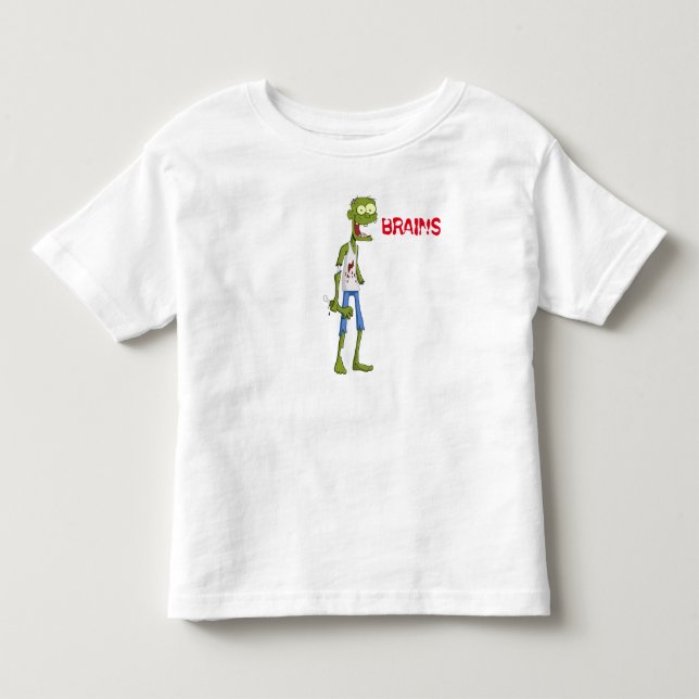 T-shirt Pour Les Tous Petits Chemise de zombi (Devant)