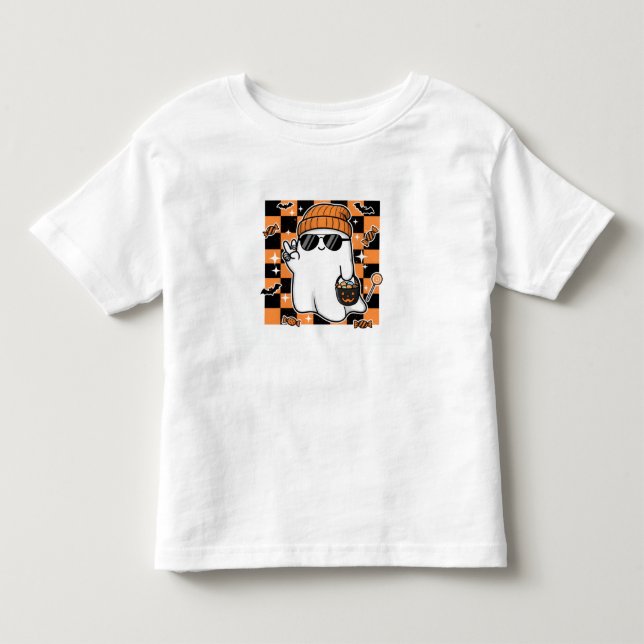 T-shirt Pour Les Tous Petits Chemise d'Halloween pour garçonnet (Devant)