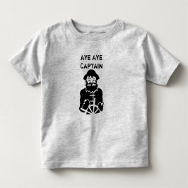 T-shirt Pour Les Tous Petits Chemise du capitaine Aye aye