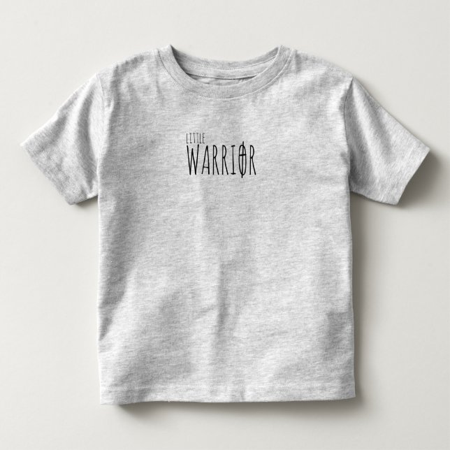 T-shirt Pour Les Tous Petits Chemise du petit guerrier (Devant)