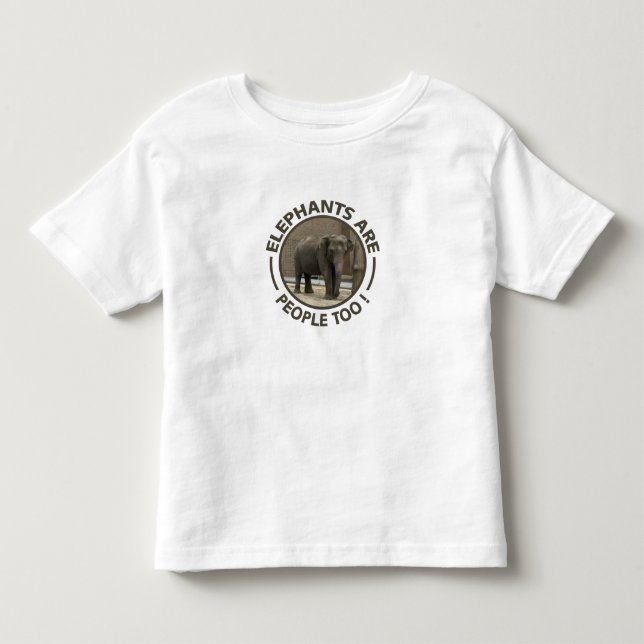 T-shirt Pour Les Tous Petits Chemise ELEPHANTS - choisir le style (Devant)