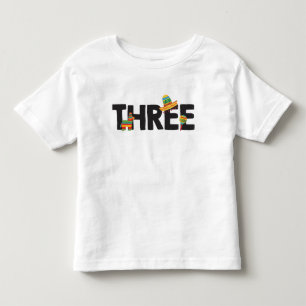 T-shirt Pour Les Tous Petits Chemise fête du troisième anniversaire