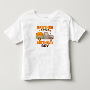 T-shirt Pour Les Tous Petits Chemise Frère du Garçon d'Anniversaire, Citrouille