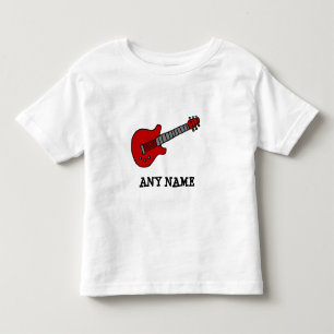 T-shirt Pour Les Tous Petits Chemise guitare customisée pour garçons ou filles