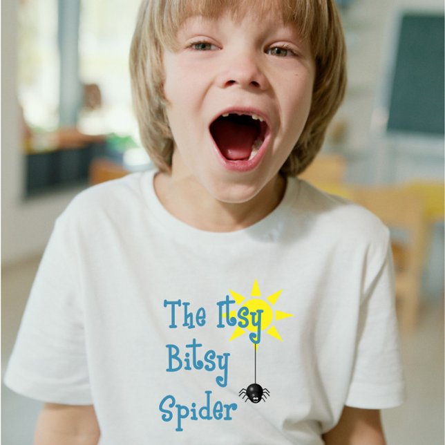 T-shirt Pour Les Tous Petits Chemise Itsy Bitsy Spider (Créateur téléchargé)