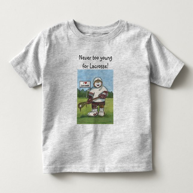 T-shirt Pour Les Tous Petits Chemise Lacrosse Toddler (Devant)